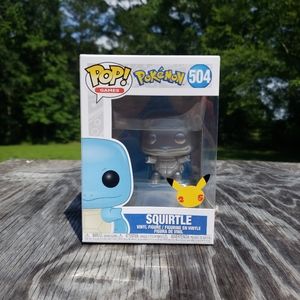New! Funko Pop! Games Pokemon Squirtle || # 504 || 25th Anniversary Exclusive